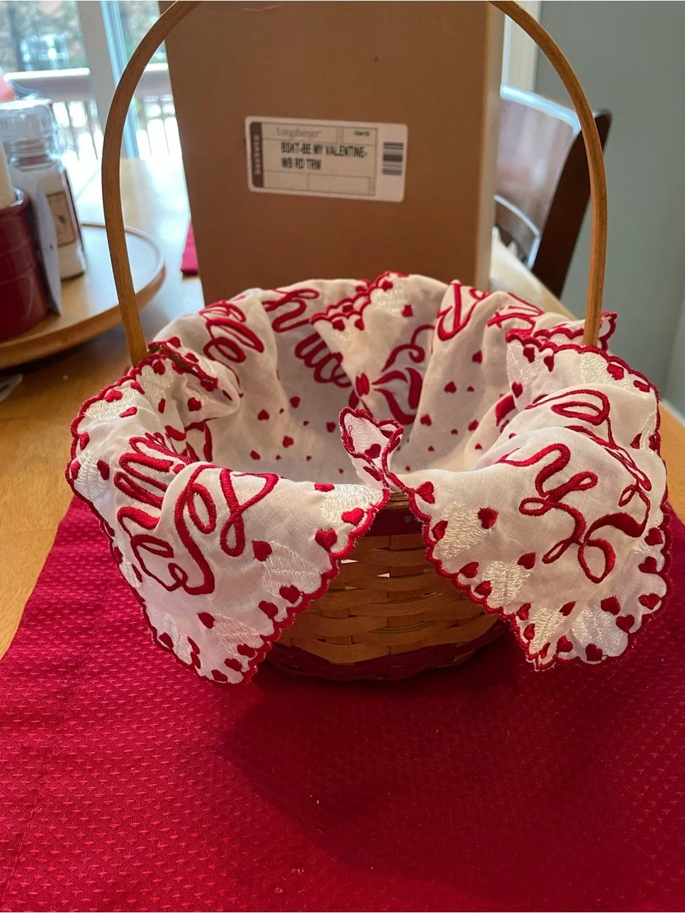 Longaberger valentine basket